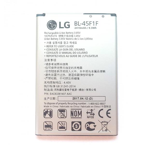 Bateria Original BL 45F1F De 2410mAh LG M160 K4 2017 M200 K8 2017