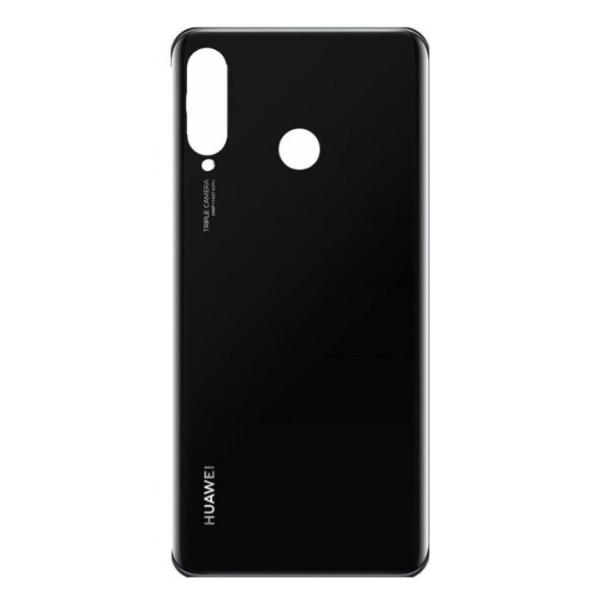 Tapa Trasera Para Huawei P Lite Negra Sin Lente Modelo De