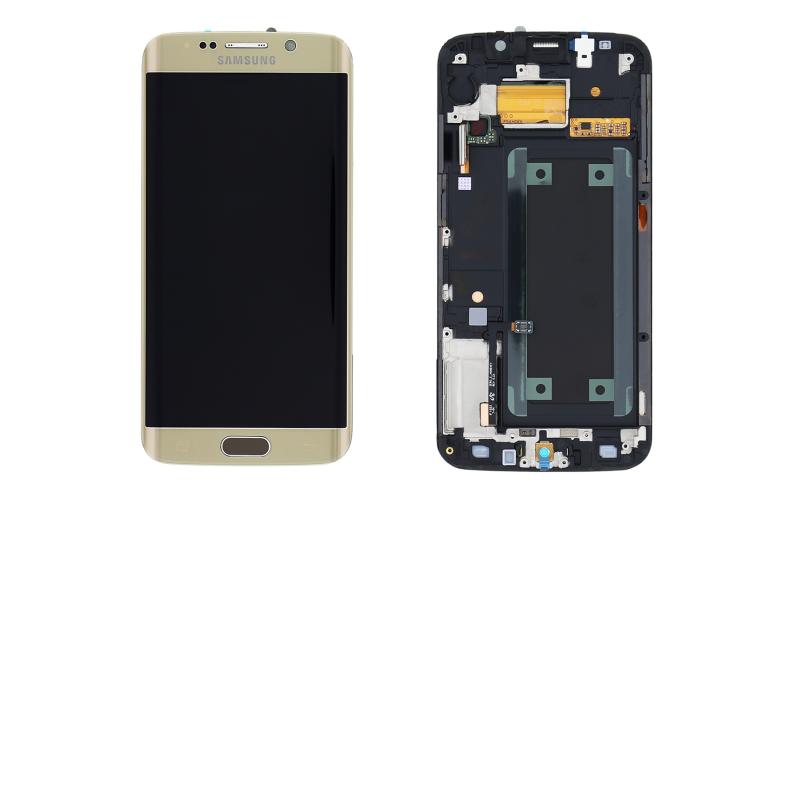 Pantalla LCD Tactil Original Samsung Galaxy S6 Edge SM G925F Dorada Oro