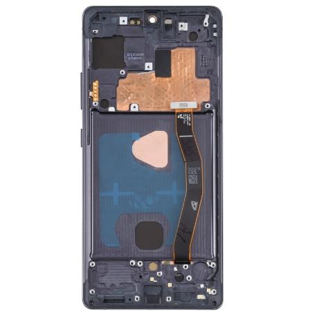 PANTALLA COMPLETA CON MARCO  GALAXY S10 LITE SM-G770 - NEGRA - CALIDAD OLED