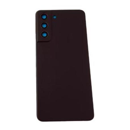 TAPA TRASERA DE BATERIA PARA  GALAXY S21 FE 5G SM-G990 - CON LENTE - NEGRA