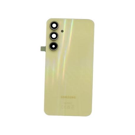 TAPA TRASERA DE BATERIA SERVICE PACK PARA GALAXY A35 SM-A356 - CON LENTE - AMARILLA