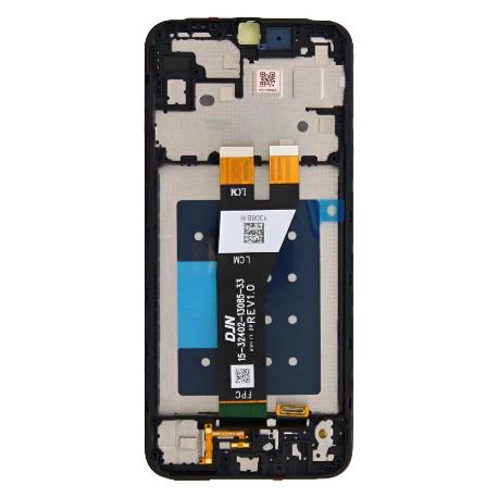 PANTALLA COMPLETA CON MARCO SERVICE PACK PARA GALAXY A14 5G SM-A146P - NEGRA