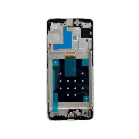 PANTALLA COMPLETA CON MARCO SERVICE PACK PARA  GALAXY M55 SM-M556 - NEGRA 