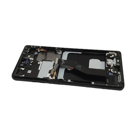 PANTALLA COMPLETA CON MARCO PARA SAMSUNG GALAXY S21 ULTRA SM-G998 - NEGRA - CALIDAD INCELL