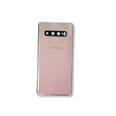 TAPA TRASERA SERVICE PACK PARA  GALAXY S10 - PLATA