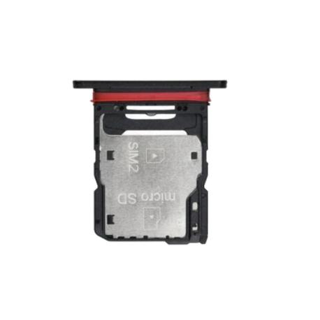 SOPORTE DE BANDEJA SIM PARA  GALAXY M55 SM-M556 - NEGRA