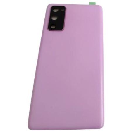 TAPA TRASERA DE BATERIA PARA GALAXY S20 FE 4G G780F / S20 FE 5G G781F  - ROSA - CON LENTE