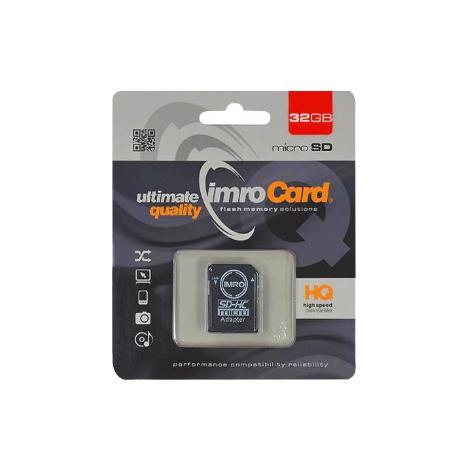 TARJETA SD MICROSDHC IMRO 32GB CLASE 10 UHS-I + ADAPTADOR