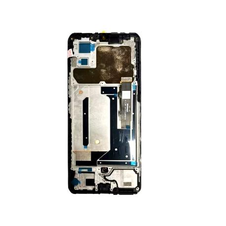 PANTALLA COMPLETA CON MARCO PARA  AXON 30 A2322 - NEGRA - CALIDAD OLED