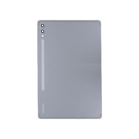 TAPA TRASERA DE BATERIA SERVICE PACK PARA  GALAXY TAB S10 PLUS SM-X820, SM-X826 - CON LENTE - GRIS