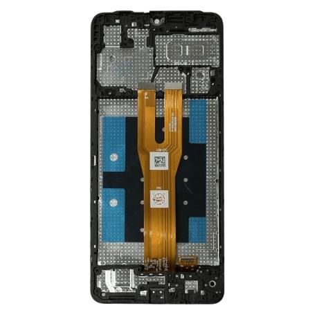 PANTALLA COMPLETA CON MARCO PARA  GALAXY A06 SM-A065 - NEGRA