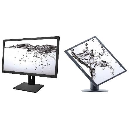 MONITOR AOC E2275PWQU DE 22 PULG FULL HD, IPS, VGA, HDMI Y DISPLAYPORT - REACONDICIONADO