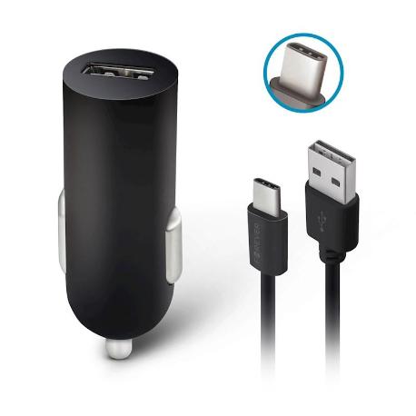 CARGADOR DE COCHE FOREVER M02 PARA SMARTPHONE ,TABLET, MOVIL - USB-C / 1A