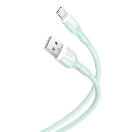 CABLE DE CARGA XO NB212 USB - USB-C 1,0 M 2,1A VERDE