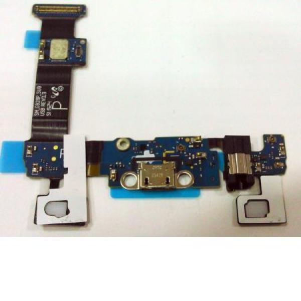 Flex Conector De Carga Micro Usb Y Jack De Audio Para Samsung Galaxy S