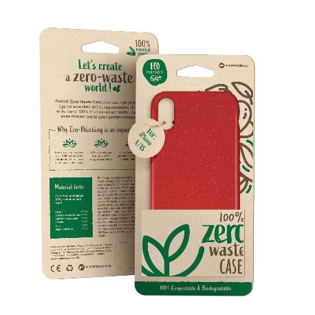 FUNDA BIODEGRADABLE PARA IPHONE 11 PRO MAX - ROJO