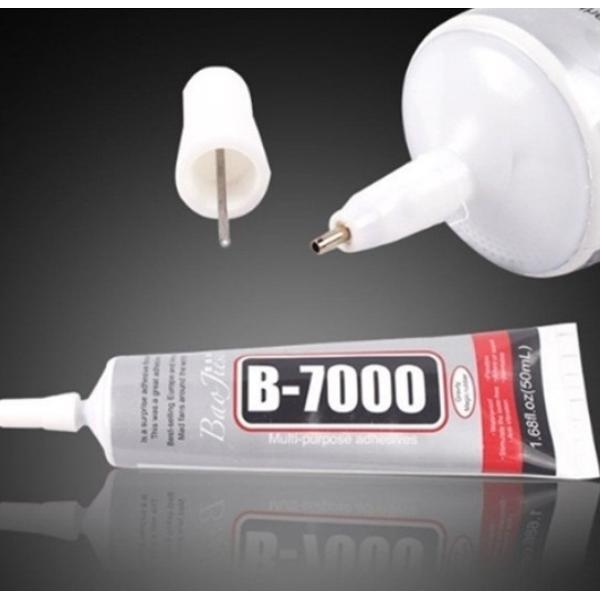 Pegamento Adhesivo Gel Claro Multi- Propósito para Pegar Cristales B-7000  50Ml - Repuestos Fuentes