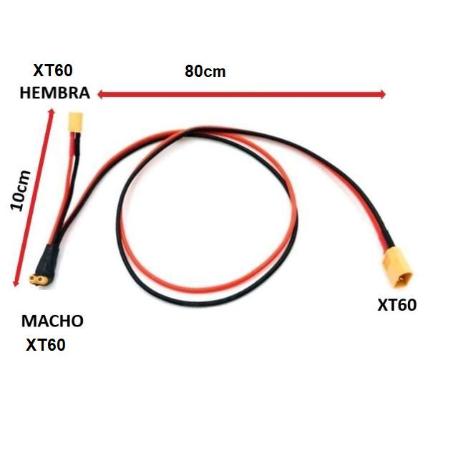 CABLE EXTENSOR PARA CONECTAR BATERÍA EXTERNA - MODELO 3