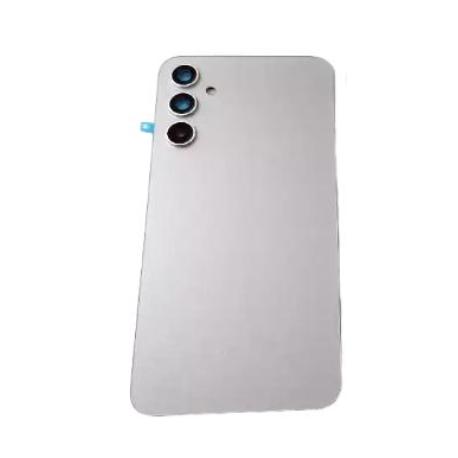 TAPA TRASERA DE BATERIA PARA GALAXY A34 5G SM-A346 - PLATA - CON LENTE