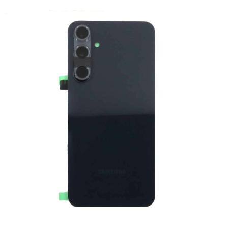 TAPA TRASERA DE BATERIA SERVICE PACK PARA  GALAXY A55 SM-A556 - CON LENTE - NEGRA