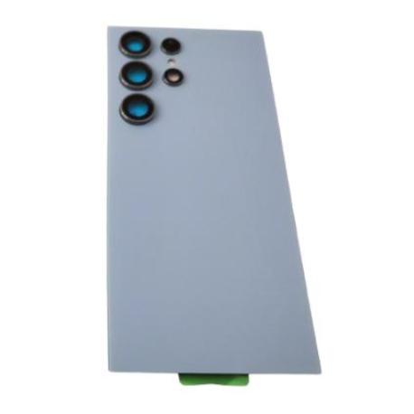 TAPA TRASERA DE BATERIA PARA  GALAXY S24 ULTRA SM-S928 - CON LENTE - AZUL