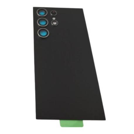 TAPA TRASERA DE BATERIA PARA  GALAXY S24 ULTRA SM-S928 - CON LENTE - NEGRA 