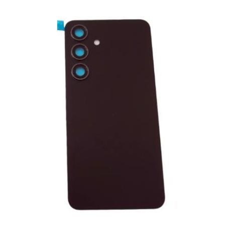 TAPA TRASERA DE BATERIA PARA  GALAXY S24 SM-S921 - CON LENTE - NEGRA