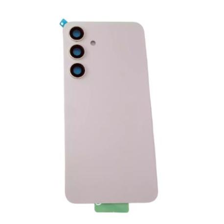 TAPA TRASERA DE BATERIA PARA  GALAXY S24 SM-S921 - CON LENTE - GRIS