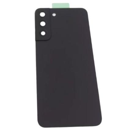 TAPA TRASERA DE BATERIA PARA  GALAXY S22 PLUS SM-S906 - CON LENTE - NEGRA 