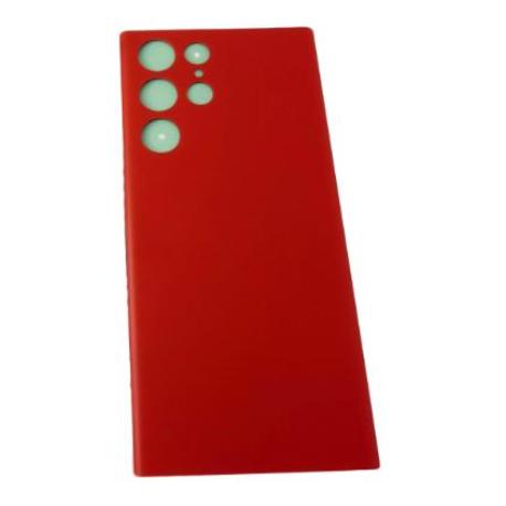 TAPA TRASERA DE BATERIA PARA  GALAXY S22 ULTRA SM-S908 - ROJA